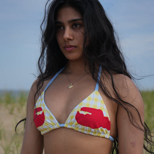Lobster Claw Gingham Top